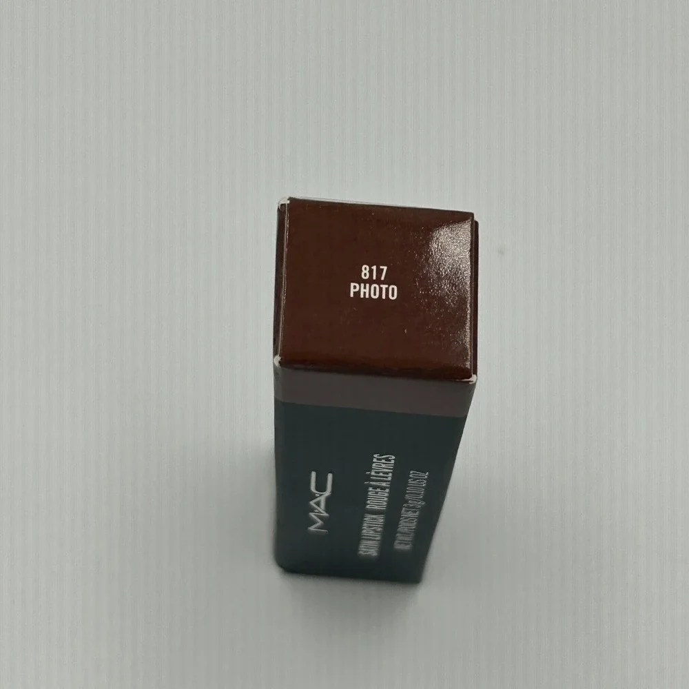 MAC Satin Lipstick Photo 817 Full Size 0.10‎ oz with Box